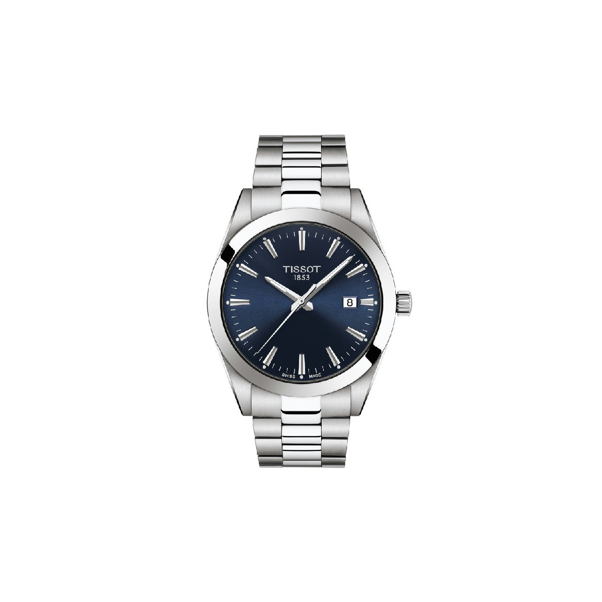 RELOJ TISSOT GENTLEMAN ACERO ESF AZUL