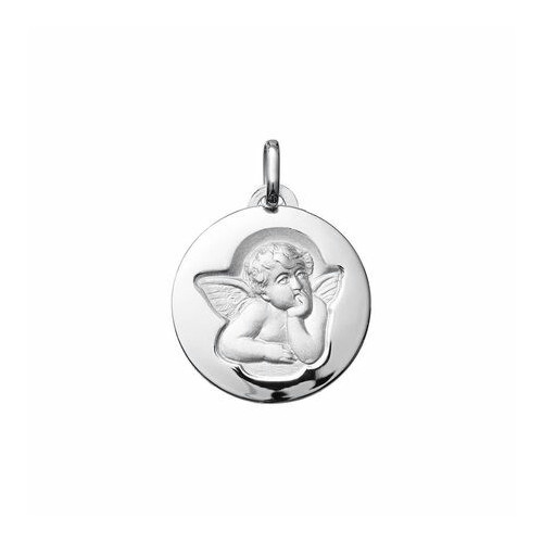 MEDALLA PLATA 17 MM ANGEL