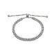 PULSERA RIVIERE DOBLE PLATA Y CIRCONITAS