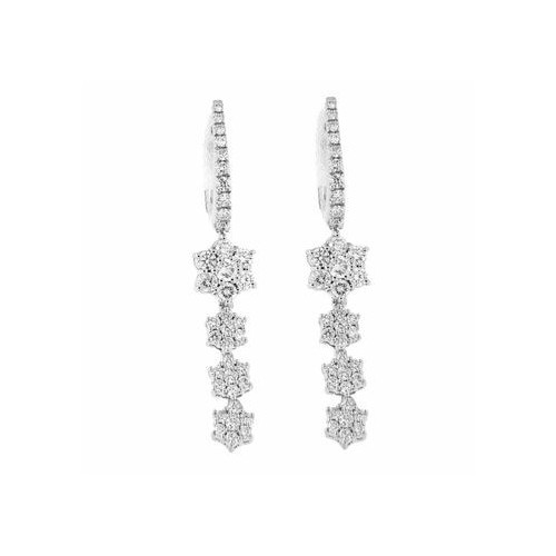 PENDIENTES O/BLANCO Y BRILLANTES 1.05 QT