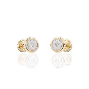 PENDIENTES ORO BICOLOR BTES 0.01 QT