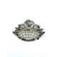 BROCHE VINTAGE PLATA Y ORO DIMAN-RUBIES