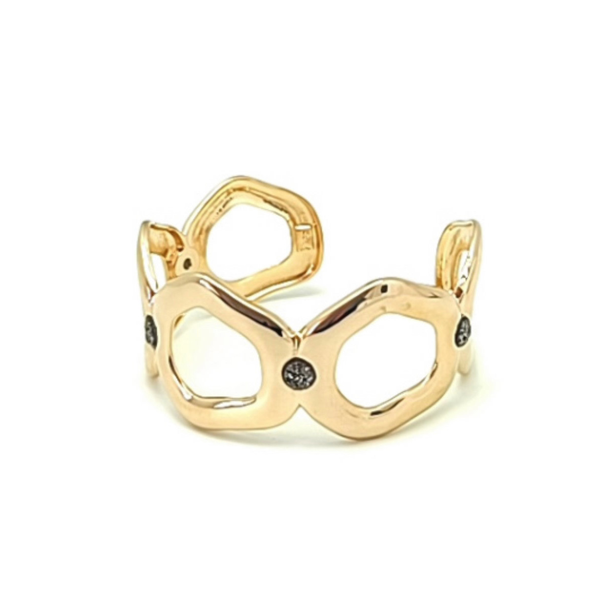 PULSERA BAÑO DE ORO Y DRUSA PLATINO