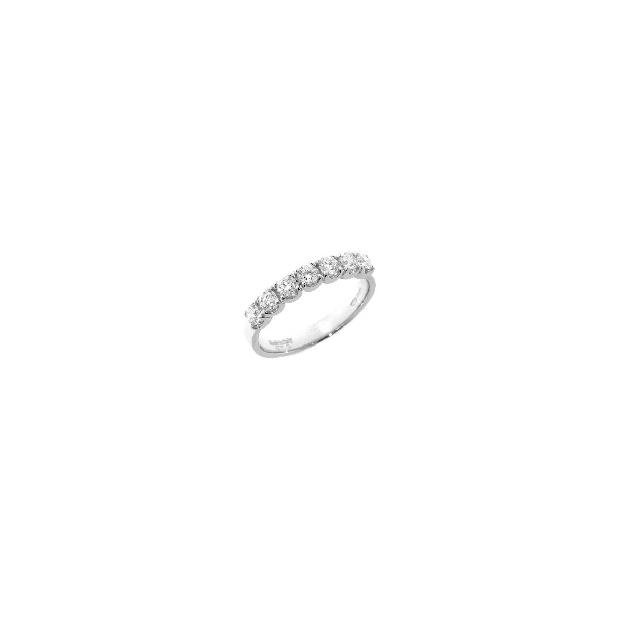 ANILLO O/BLANCO Y BRILLANTES 0.90 QT