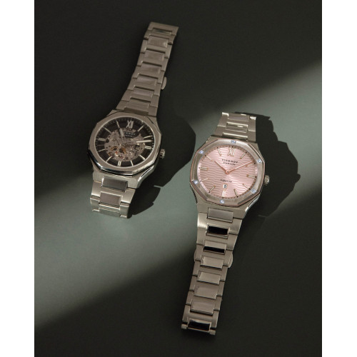 RELOJ ACERO IP DIAMANTES VICEROY