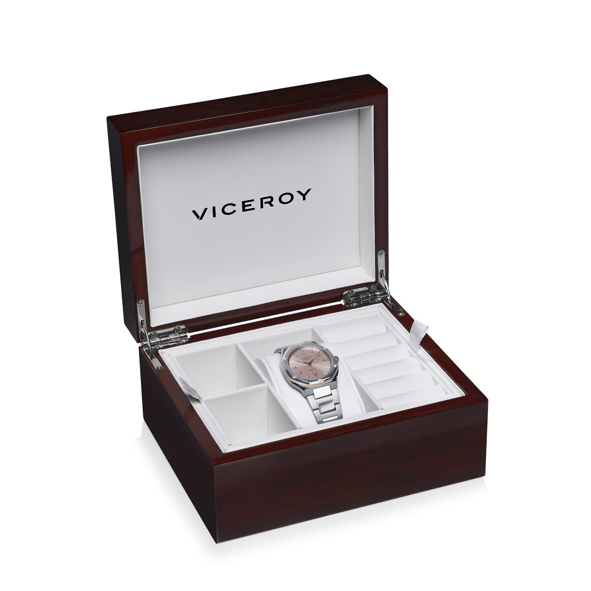 RELOJ ACERO IP DIAMANTES VICEROY