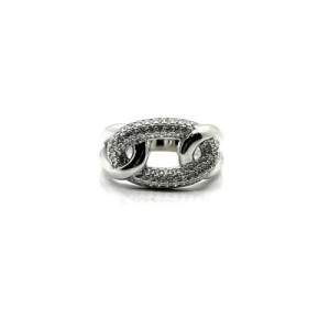 ANILLO PLATA Y CIRCONITAS