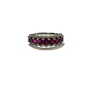 ANILLO O/B BTES 0.22 QT Y RUBIES 1.97 QT