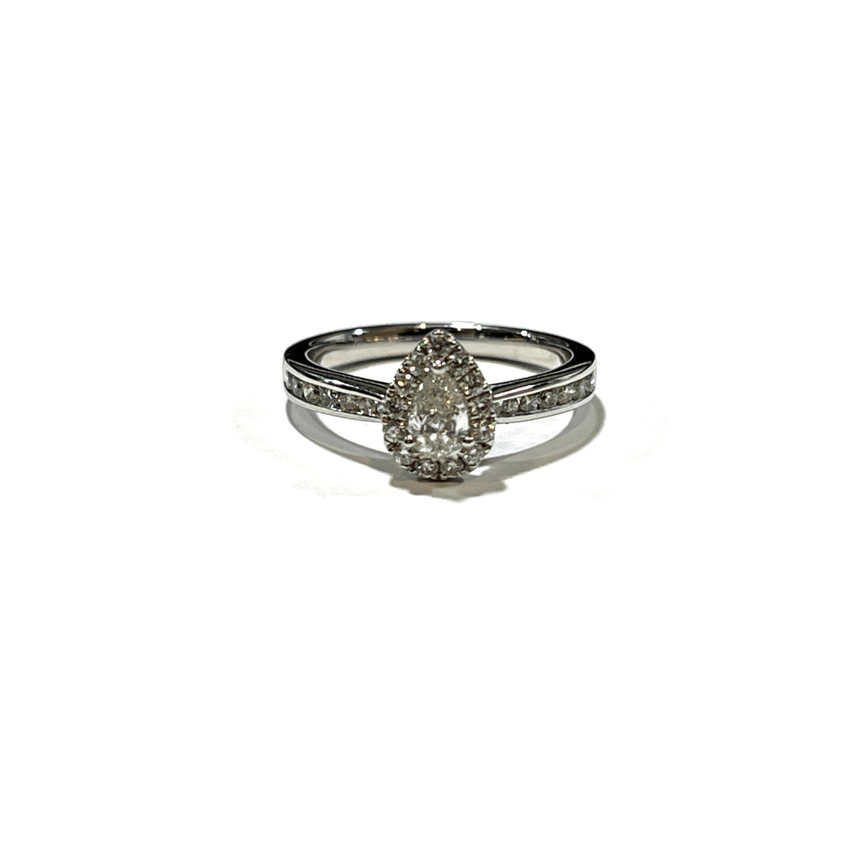 ANILLO O/B Y BRILLANTES 0.30 + 0.37 QT