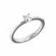 ANILLO ORO BLANCO Y BRILLANTE 0.08 QT