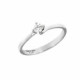 ANILLO ORO BLANCO Y BRILLANTE 0.07 QT